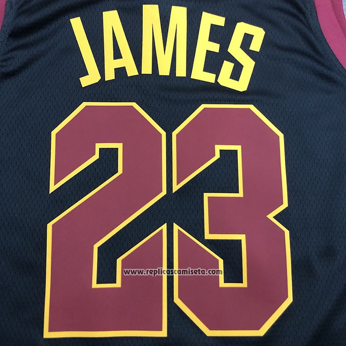 Camiseta Cleveland Cavaliers LeBron James #23 Statement 2020-21 Negro